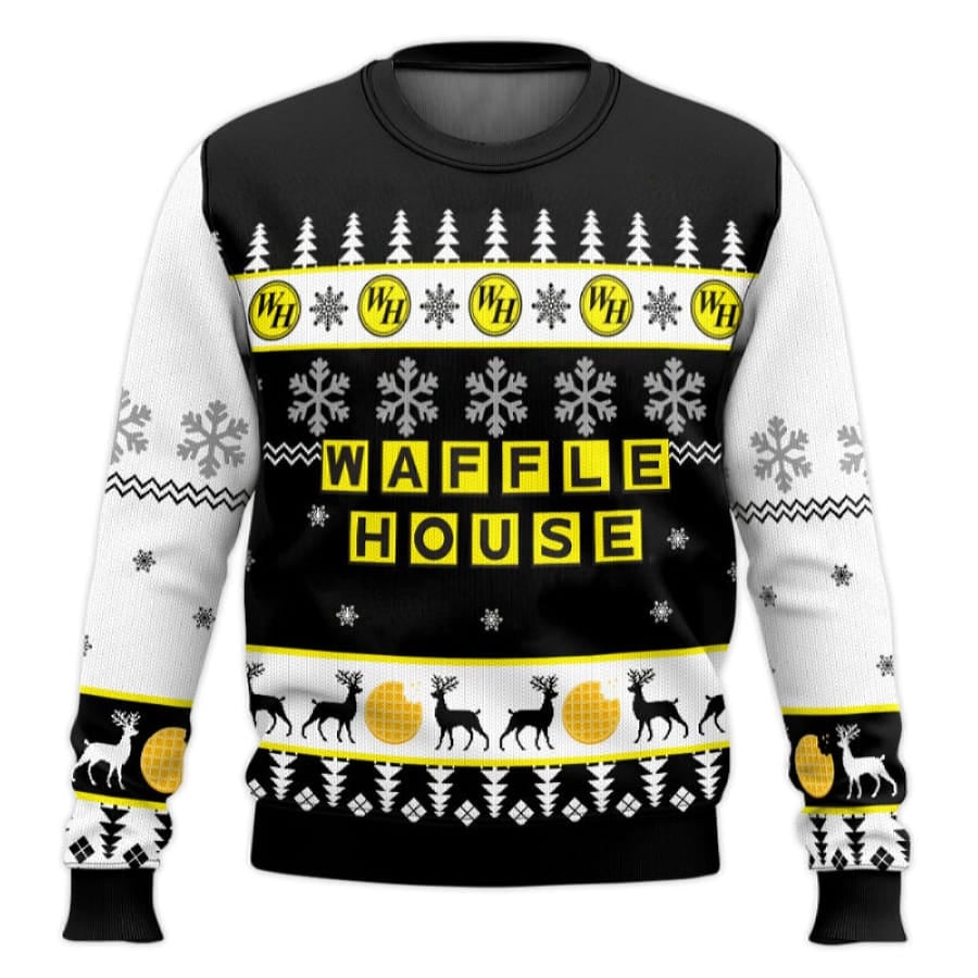 Waffle House Christmas Ugly Christmas Sweater
