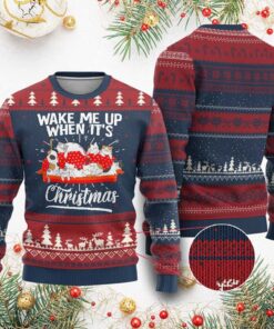 Wake Me Up When It's Ugly Christmas Sweater
