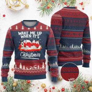 Wake Me Up When It's Ugly Christmas Sweater - Grishko.com
