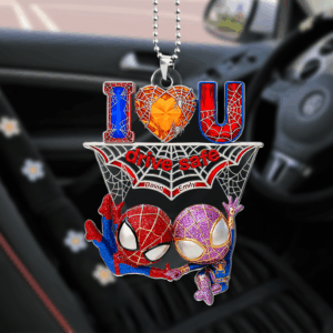 Wall-Crawler Couple Car Ornament - Personalized Gifts For Couple 06tgpu110625