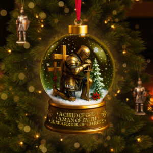 Warrior Ornament - Personalized Gifts For Christian 03tota190825