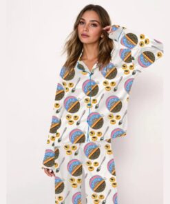 Watercolor Caviar Art Pajama Set