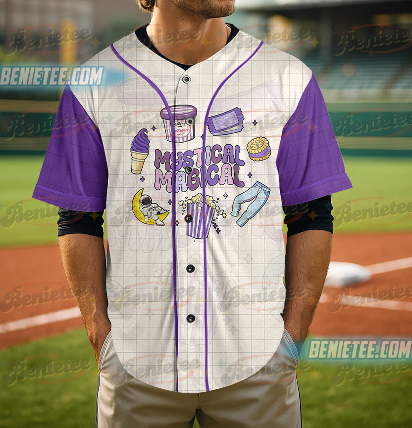 Moonbeam Ice Cream Jersey, America Concert Tour Shirt, Tour Album 2025 Concert Baseball Jersey, Gift For Fan - Image 5