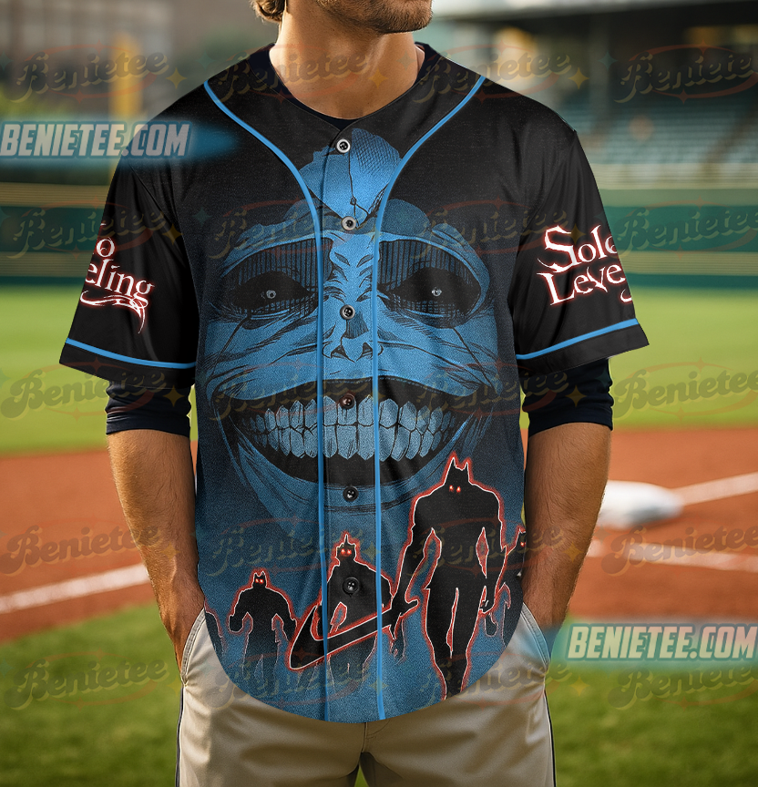 Solo Leveling Sung Jin Woo Baseball Jersey, Anime Jersey - Image 5