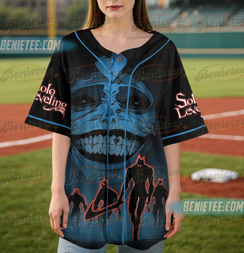 Solo Leveling Sung Jin Woo Baseball Jersey, Anime Jersey - Image 4