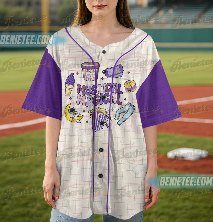 Moonbeam Ice Cream Jersey, America Concert Tour Shirt, Tour Album 2025 Concert Baseball Jersey, Gift For Fan - Image 4