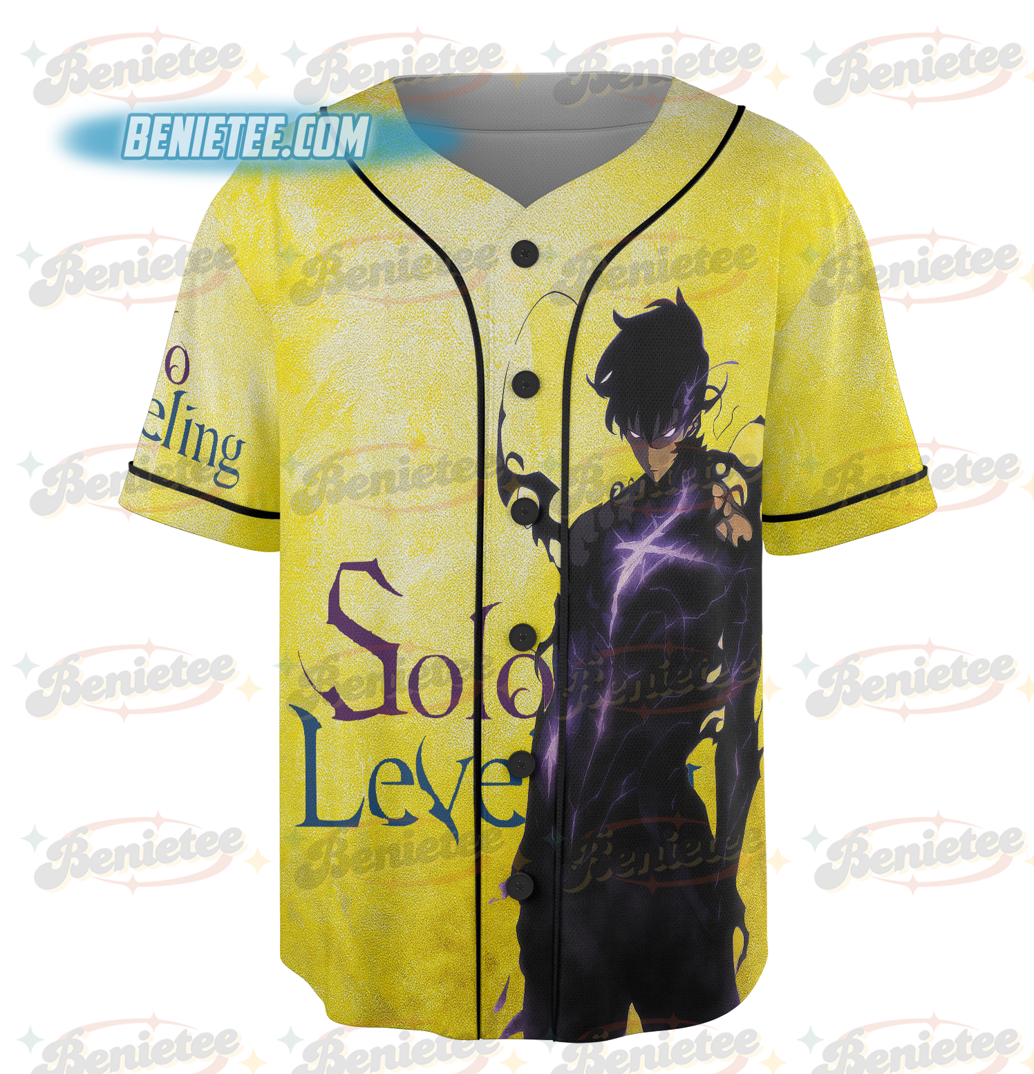 Anime Jin-Woo Sung Illustration Cosplay Baseball Jersey - Image 3