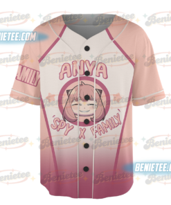Alternative view of Anime Spy x Family Anya Forger 3D Baseball Jersey