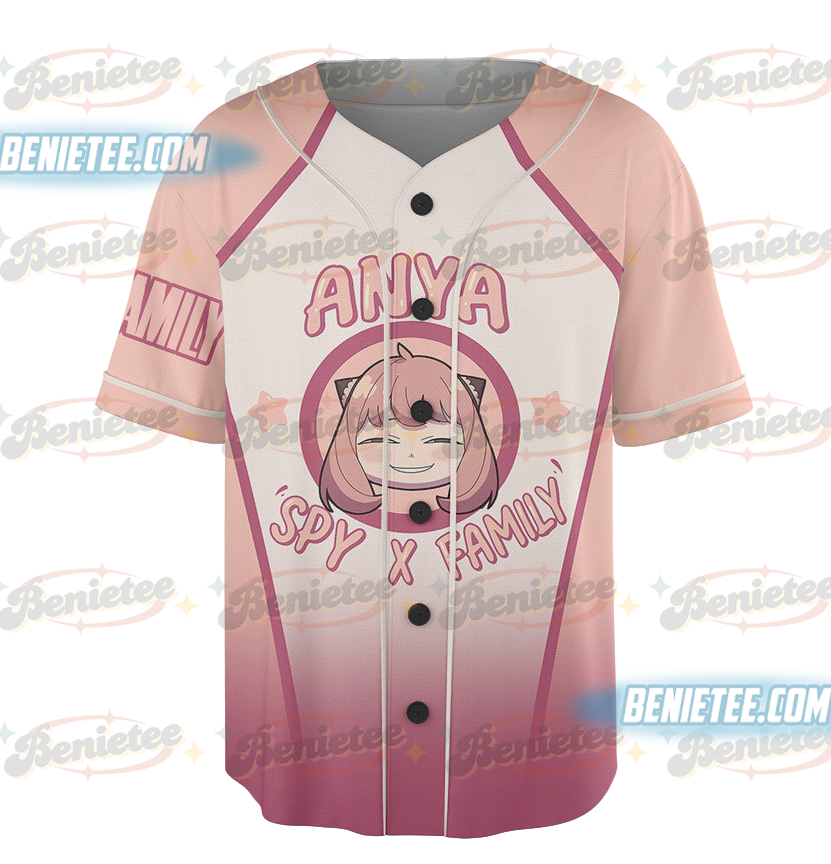 Anime Spy x Family Anya Forger 3D Baseball Jersey - Image 2