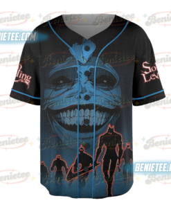 Alternative view of Solo Leveling Sung Jin Woo Baseball Jersey, Anime Jersey