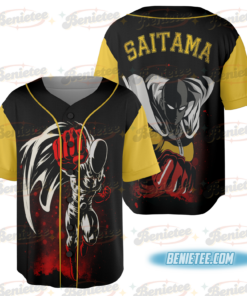 Saitama Track Baseball Jersey, Anime Jersey