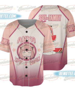 Anime Spy x Family Anya Forger 3D Baseball Jersey