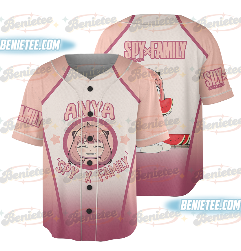 Anime Spy x Family Anya Forger 3D Baseball Jersey