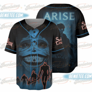 Solo Leveling Sung Jin Woo Baseball Jersey, Anime Jersey