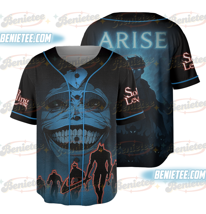 Solo Leveling Sung Jin Woo Baseball Jersey, Anime Jersey