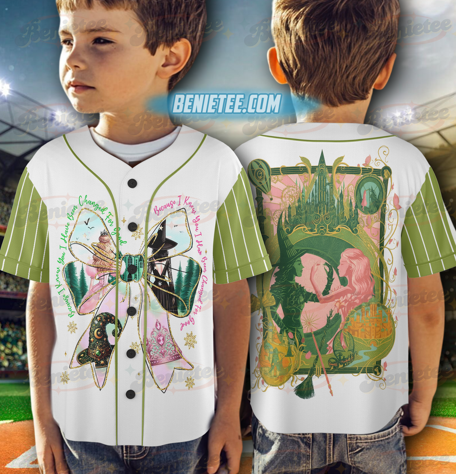 Wicked Elphaba Glinda Baseball Jersey, Universal Exclusive 2025 - Image 2