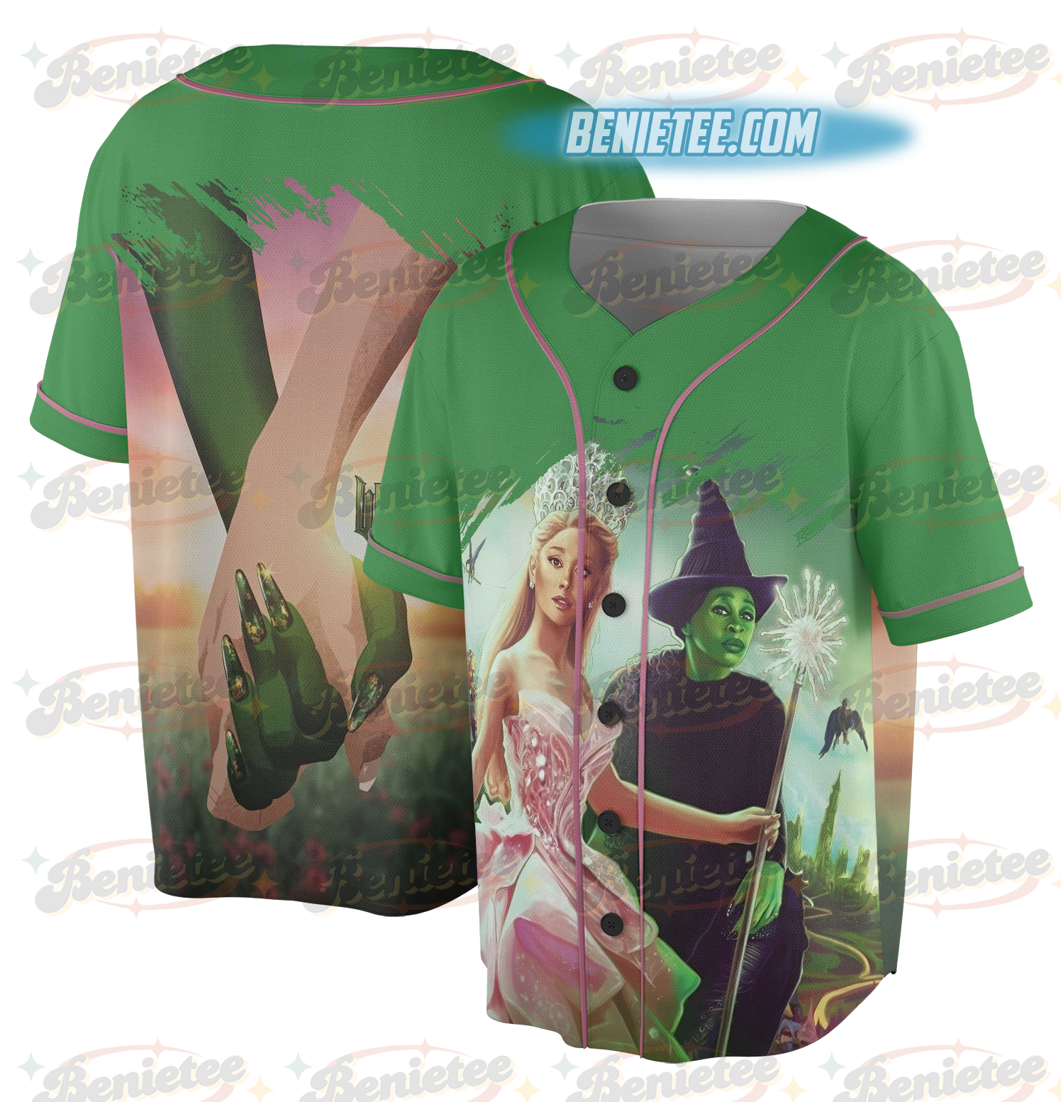 "WICKED FOR GOOD (2025)" Baseball Jersey, New Movie Jersey - Image 3