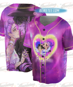 Alternative view of Rujinu Baseball Jersey, Anime Manga, Shirt, Idols KPop Jersey