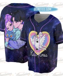 Alternative view of Rujinu K Pop Demon Hunter Baseball Jersey