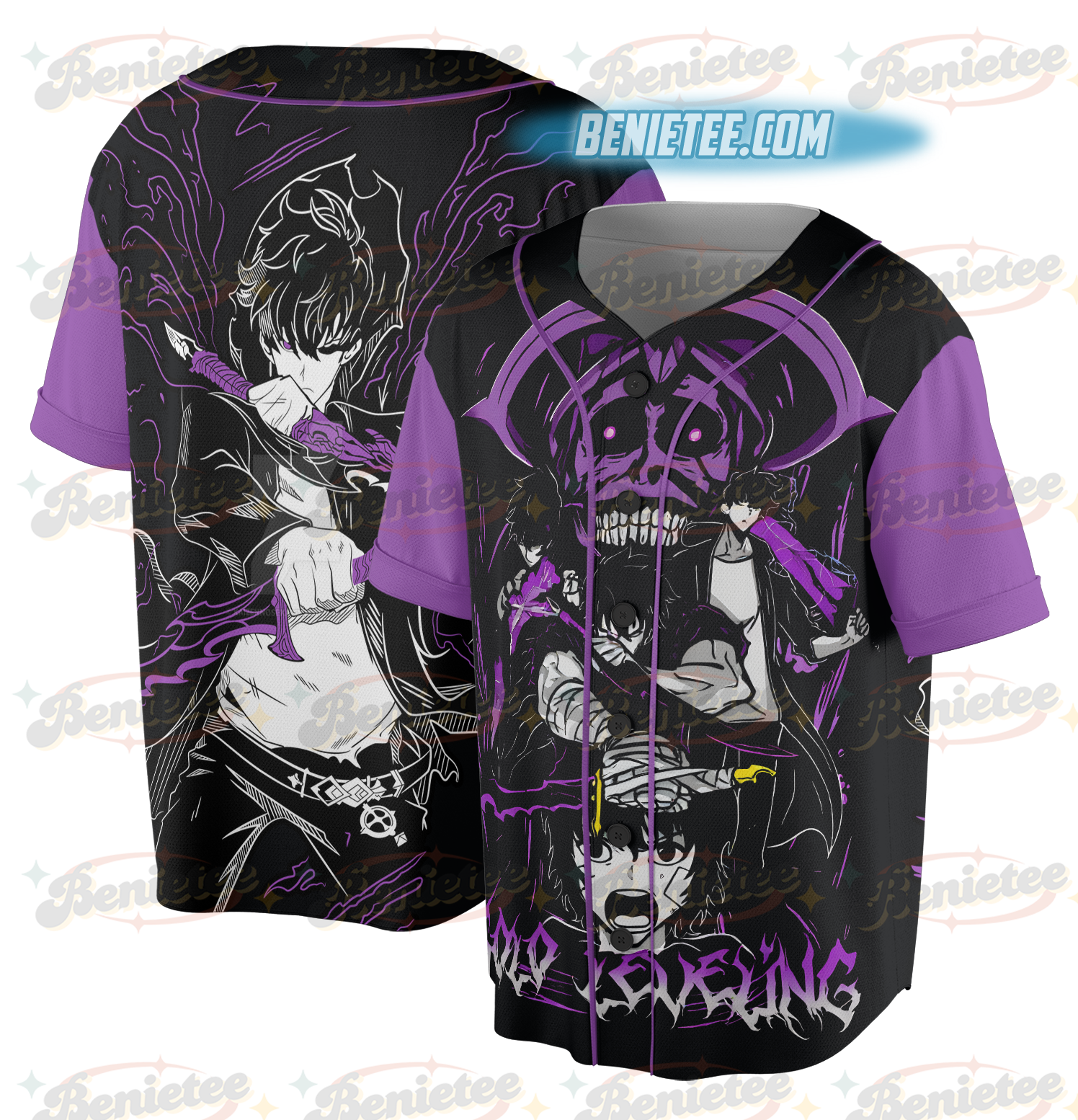 Solo Leveling Sung Jin Woo Baseball Jersey, Anime Jersey - Image 2