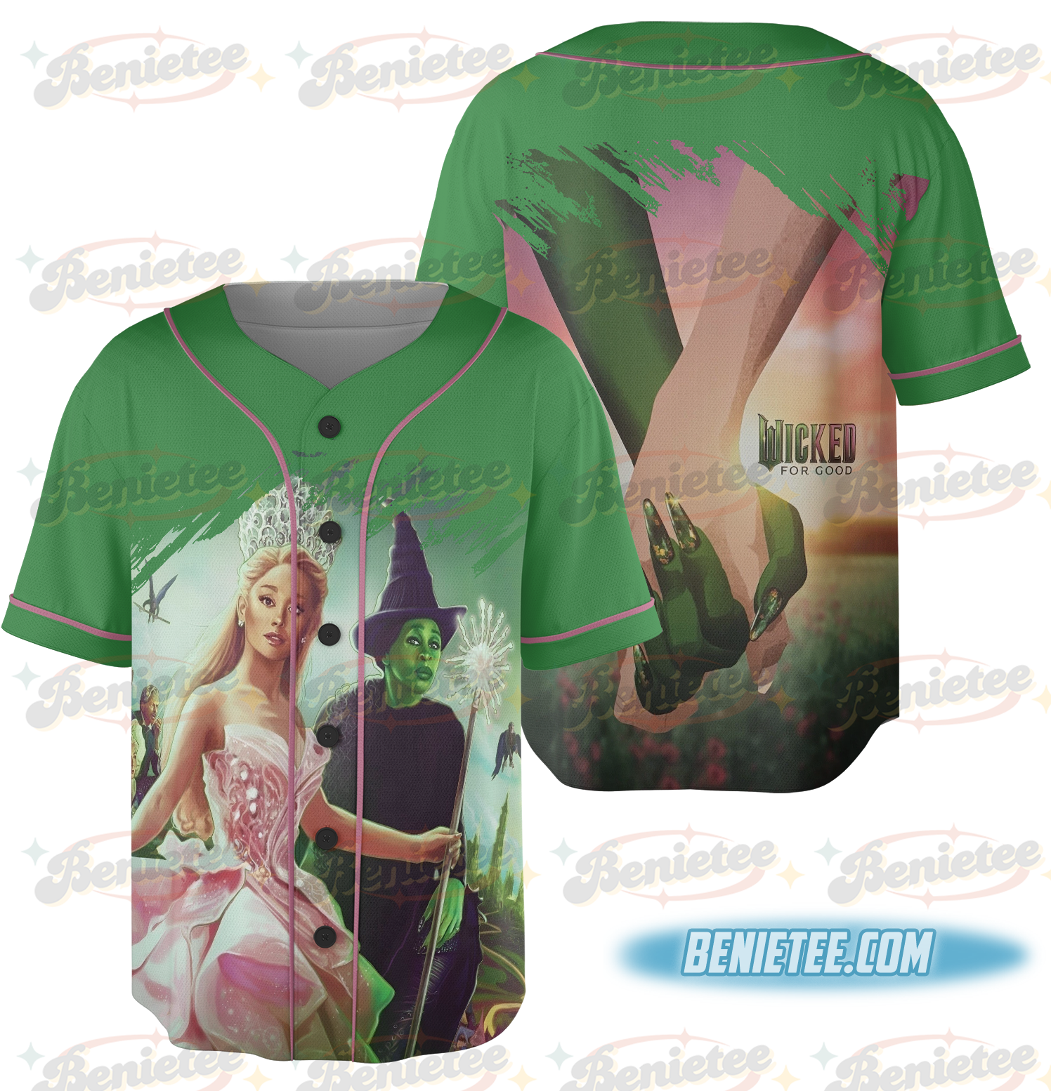 "WICKED FOR GOOD (2025)" Baseball Jersey, New Movie Jersey