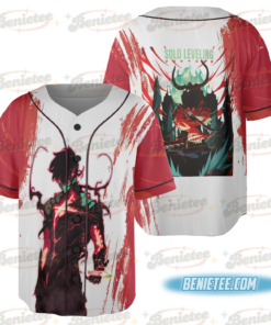 Solo Leveling Baseball Jersey Anime Sleeveless Quick-Drying Fabric Perfect for Game Days
