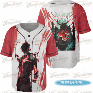 Solo Leveling Baseball Jersey Anime Sleeveless Quick-Drying Fabric Perfect for Game Days