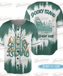 Spooky Island Tee, Retro Cartoon Halloween Movie Jersey, Spooky Island Disco Skull, Halloween Gift, Retro Halloween Summer