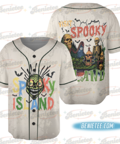 Spooky Island Jersey, Halloween Nostalgia, Retro Halloween, Halloween Shirt, Baggy