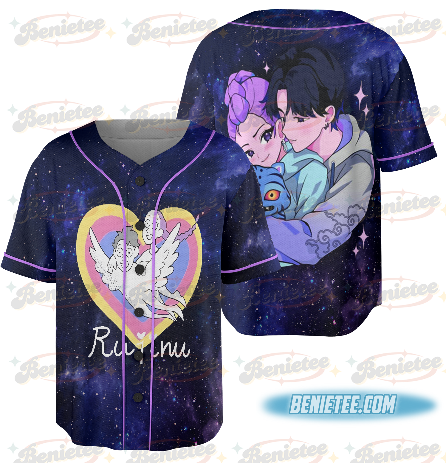 Rujinu K Pop Demon Hunter Baseball Jersey