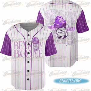 Benson Boone Moonbeam Ice Cream Two-Side Jersey America Heart Tour, Benson Boone Concert Shirt, Mystical Magical shirt, Benson Boone Tee