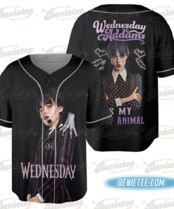 Wednesday Addams Is My Spirit Animal Baseball Jersey
