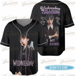 Wednesday Addams Is My Spirit Animal Baseball Jersey