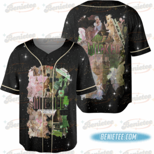 Wicked Defying Gravity Baseball Jersey, Movie Baseball Jersey
