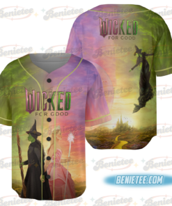 Wicked Change For Good 2025 Memories Baseball Jersey, Movie Trending Jersey