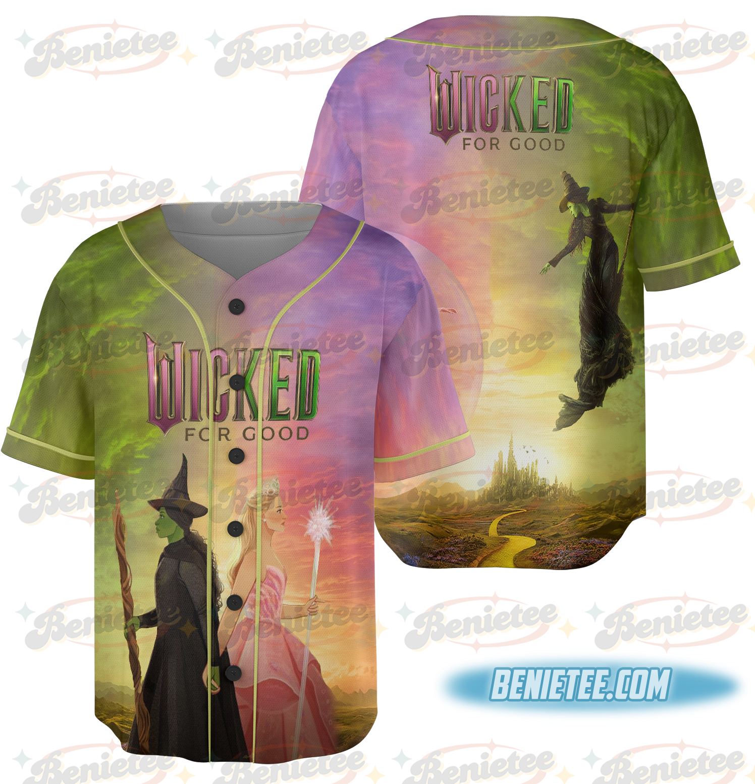 Wicked Change For Good 2025 Memories Baseball Jersey, Movie Trending Jersey