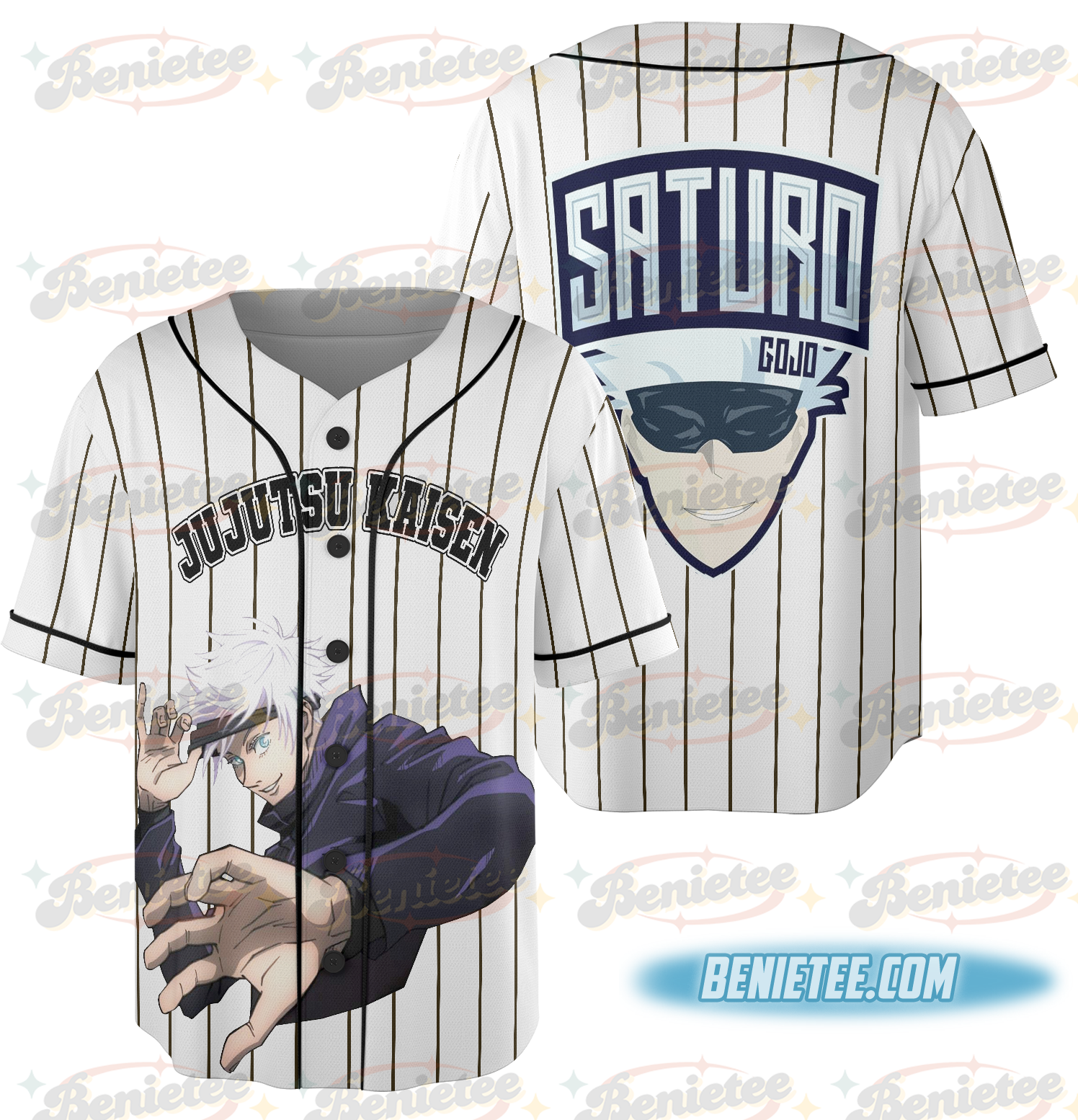 Anime Gojo Satoru Shirt Jersey