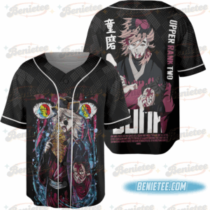 Demon Slayer Doma Upper Moon 2 Baseball Jersey