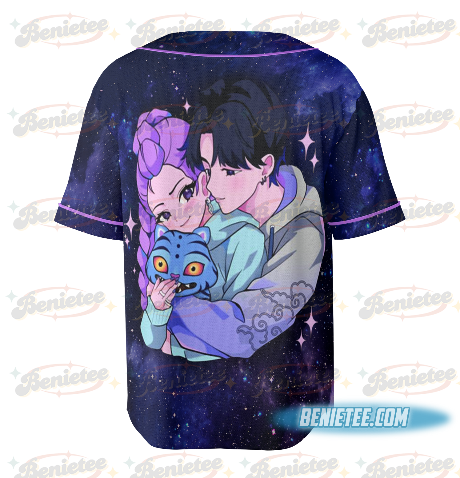 Rujinu K Pop Demon Hunter Baseball Jersey - Image 4