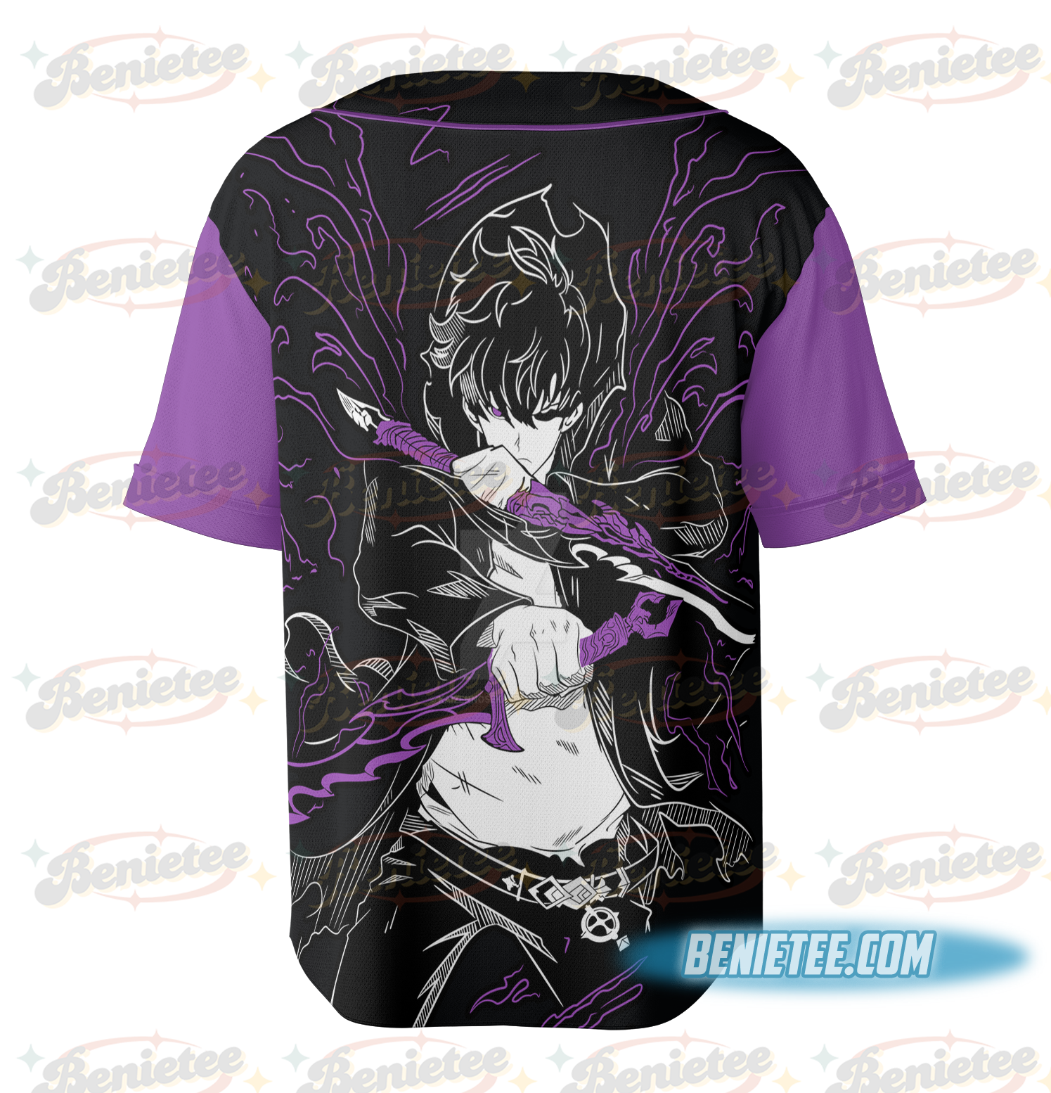 Solo Leveling Sung Jin Woo Baseball Jersey, Anime Jersey - Image 4