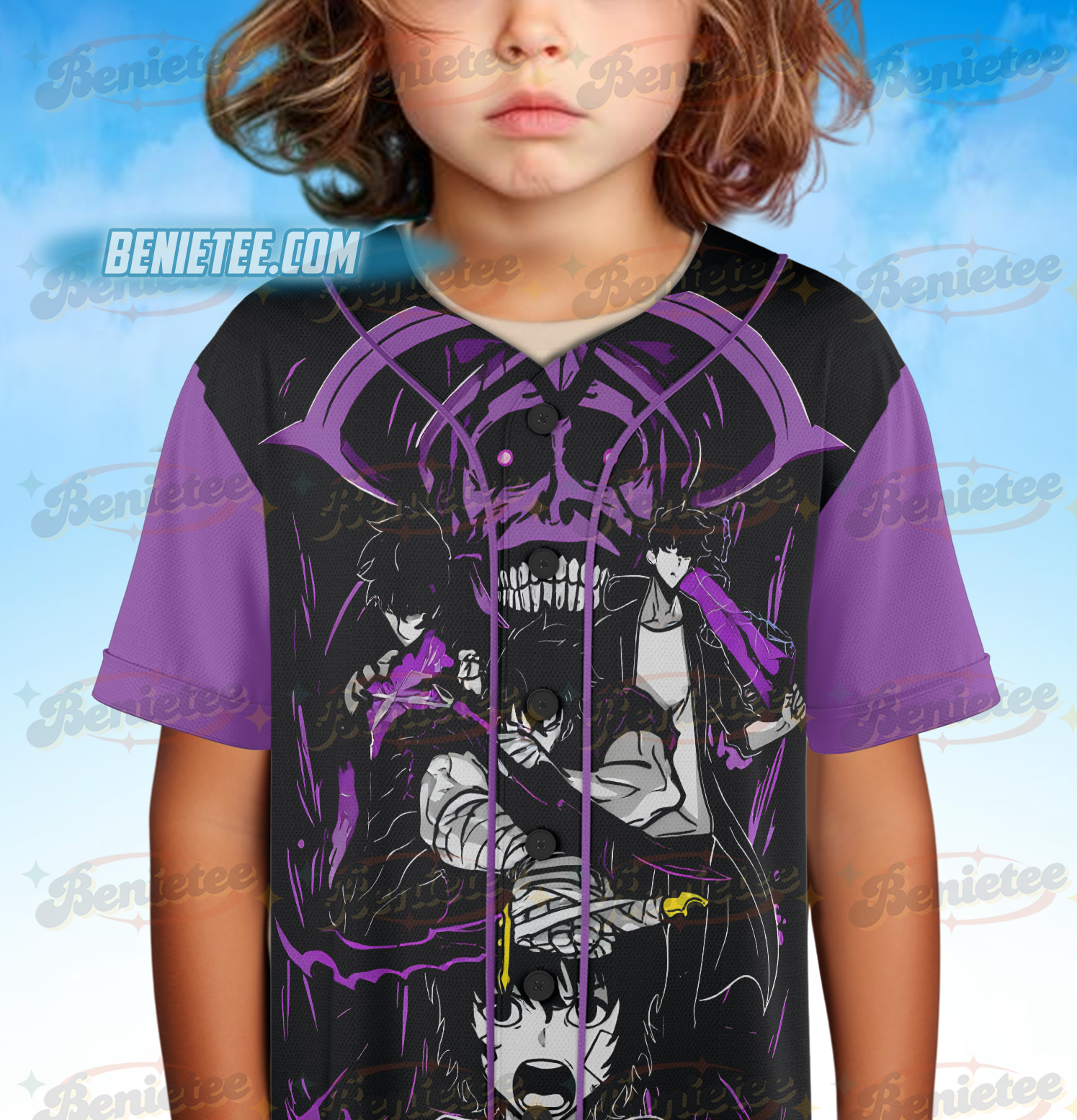 Solo Leveling Sung Jin Woo Baseball Jersey, Anime Jersey - Image 5