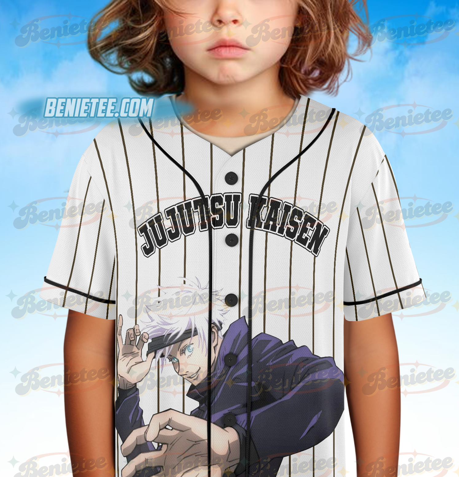 Anime Gojo Satoru Shirt Jersey - Image 6