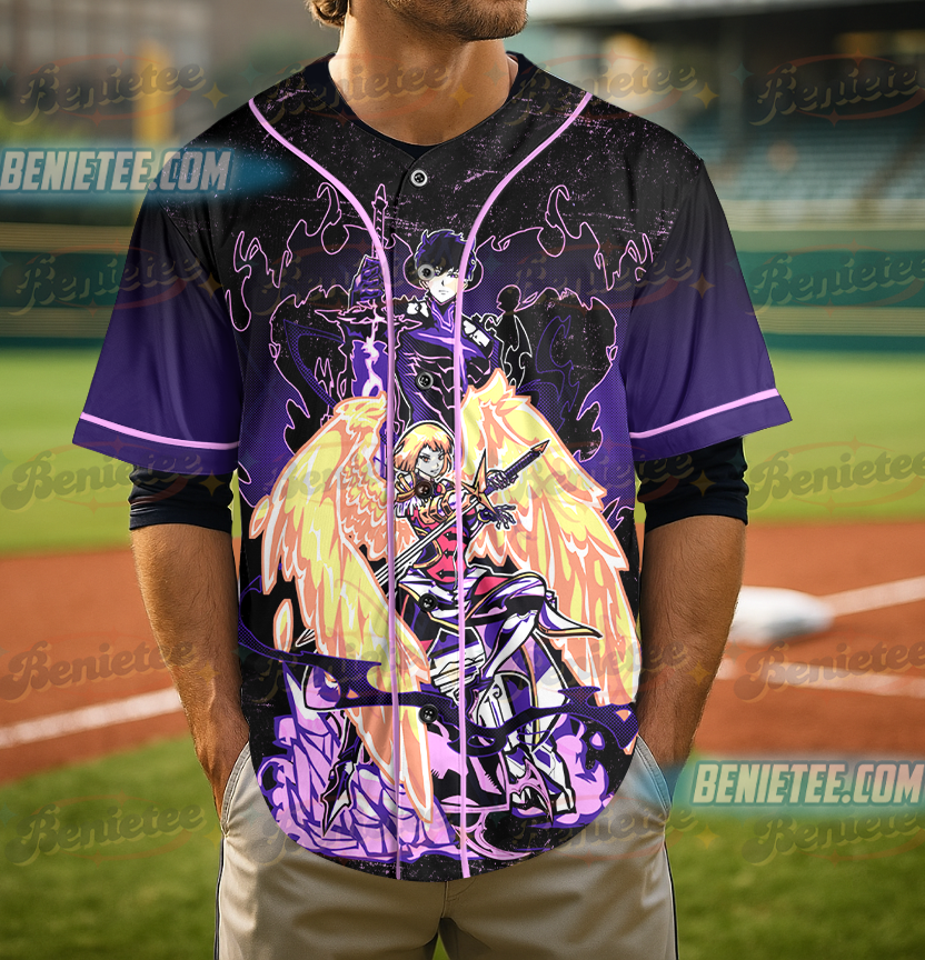 Sung Jin-woo x Cha Hae-in Baseball Jersey, Solo leveling Jersey - Image 4