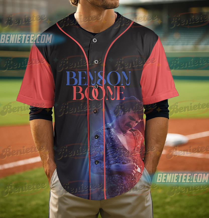 Benson Boone American Heart World Tour Baseball Jersey Men/Women Streetwear Jersey Shirt Short Sleeve - Image 4