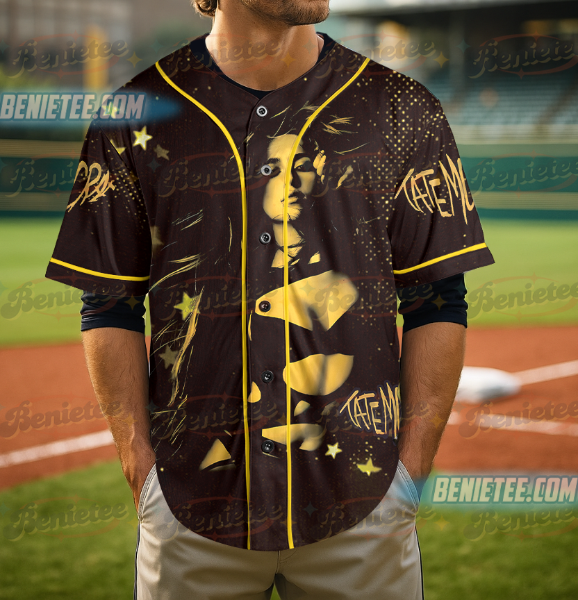 Vintage 90s Bootleg Style Tate McRae Jersey, Retro Tate McRae Gifts For Man And Women Unisex Baseball Jersey - Image 4