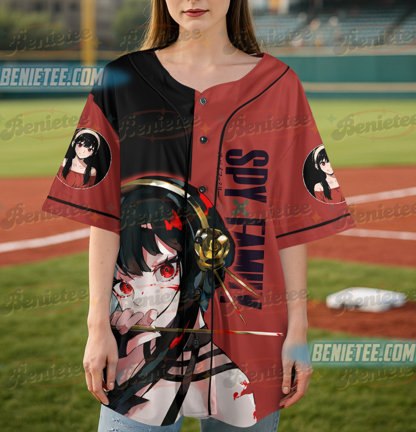 Yor Forger Spy X Family Anime For Fans 3D Baseball Jersey Shirt - Image 5