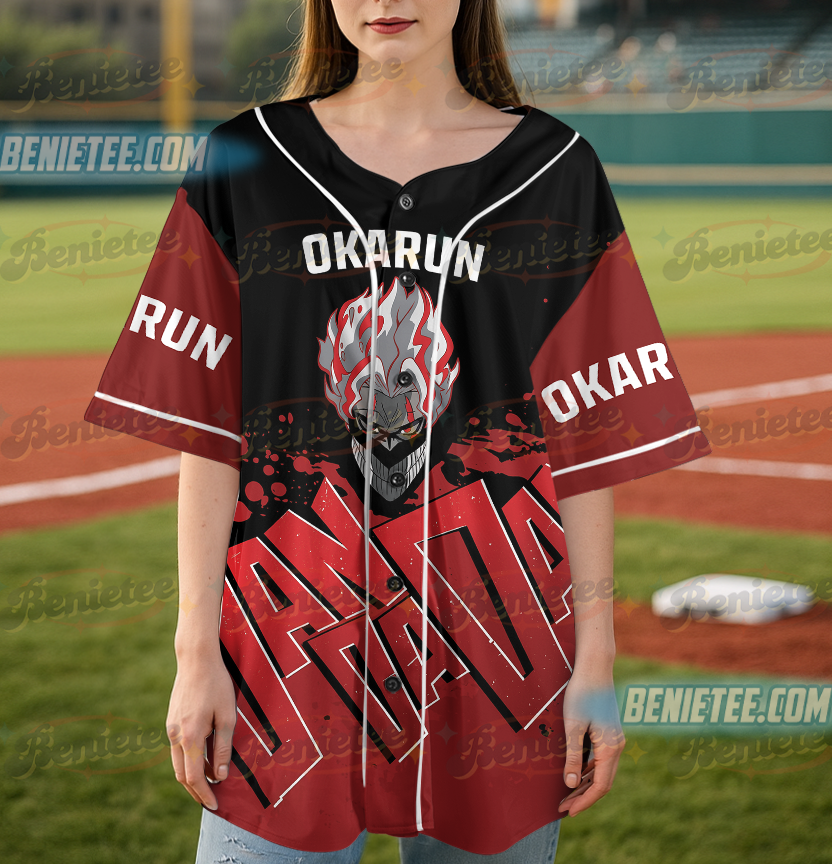 Dandadan Okarun Anime Baseball Jersey Short - Image 5