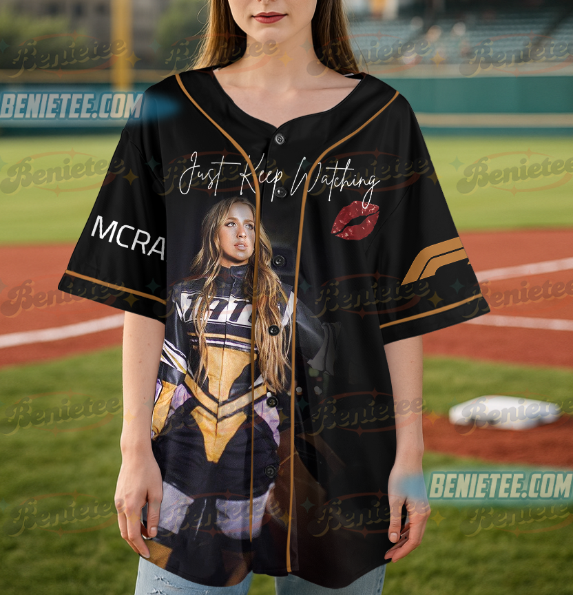 Tate McRae Tour 2025 Baseball Jersey, Tate McRae Miss Possessive World Tour 2025 Shirt - Image 4