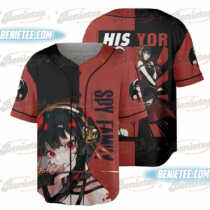 Yor Forger Spy X Family Anime For Fans 3D Baseball Jersey Shirt