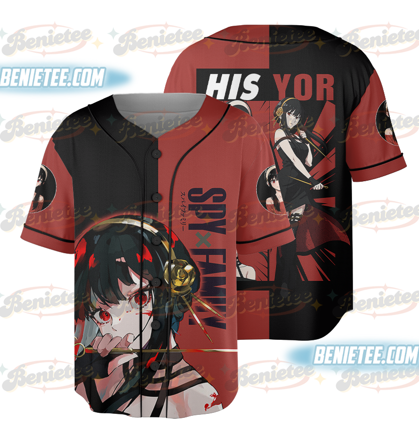 Yor Forger Spy X Family Anime For Fans 3D Baseball Jersey Shirt